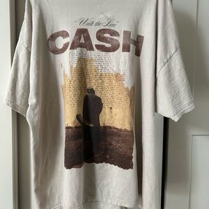 Urban Outfitters Oversized T Shirt Johnny Cash size L/XL